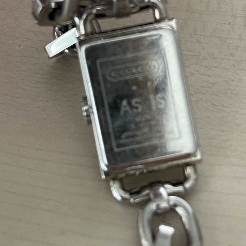 Coach 14500505 Silver Charm Bracelet Women Watch - Picture 5 of 6